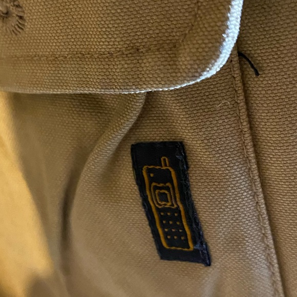 Men’s jacket khaki and leather - Picture 6 of 9